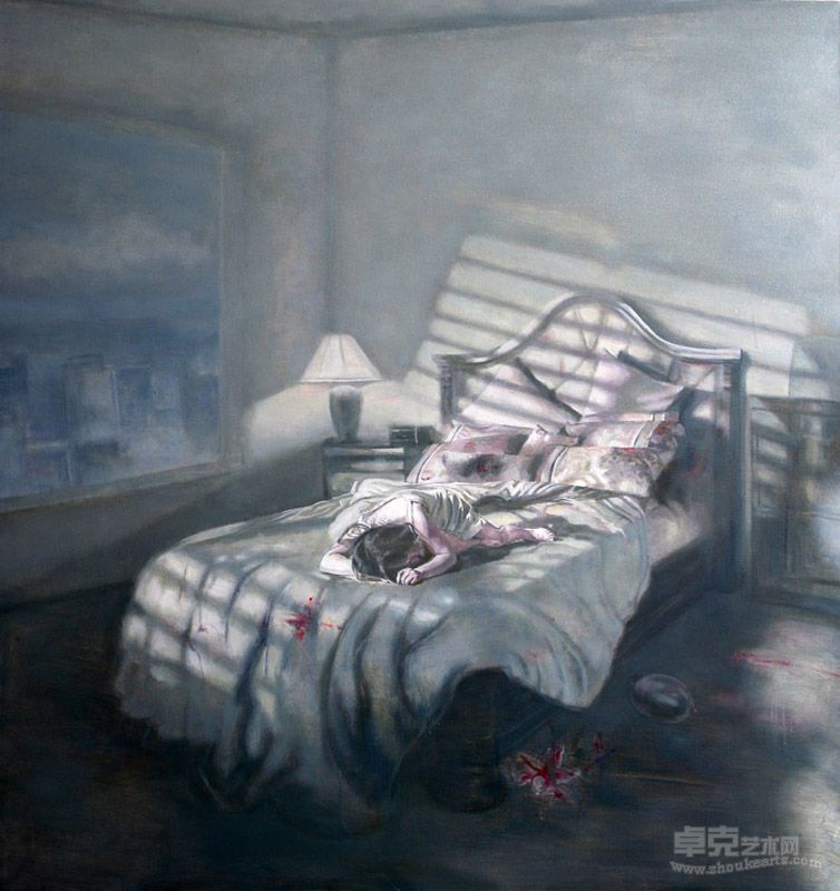 《大城系列89》180x170cm2010年 布面油画