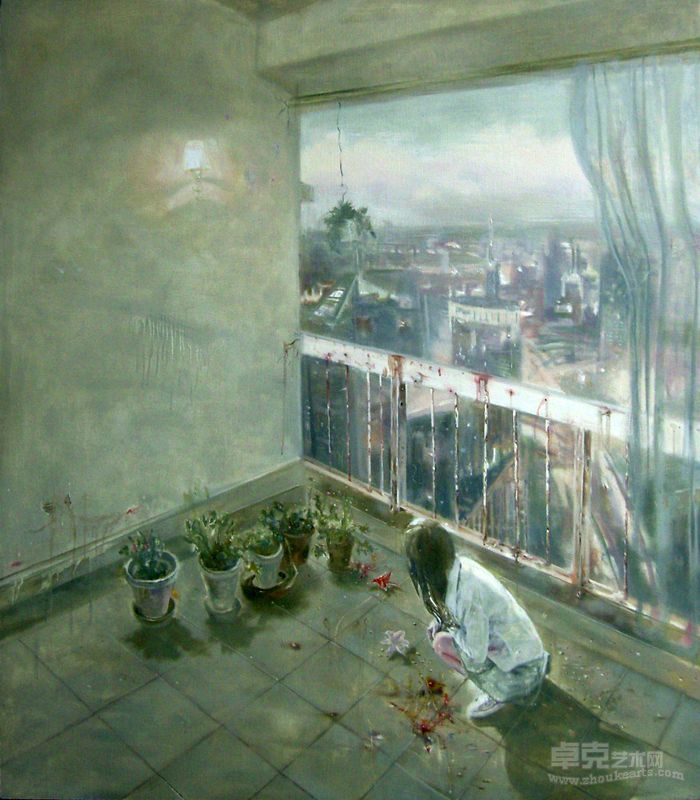 《大城系列108》160x140cm2011年 布面油画