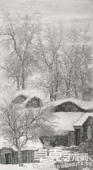张东林密体山水画展