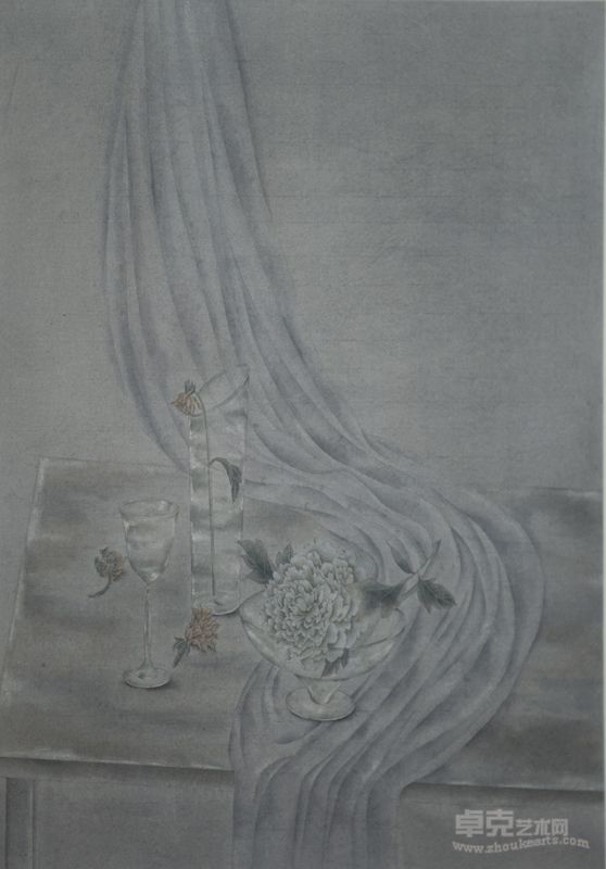 朱婷 “静”中花之二