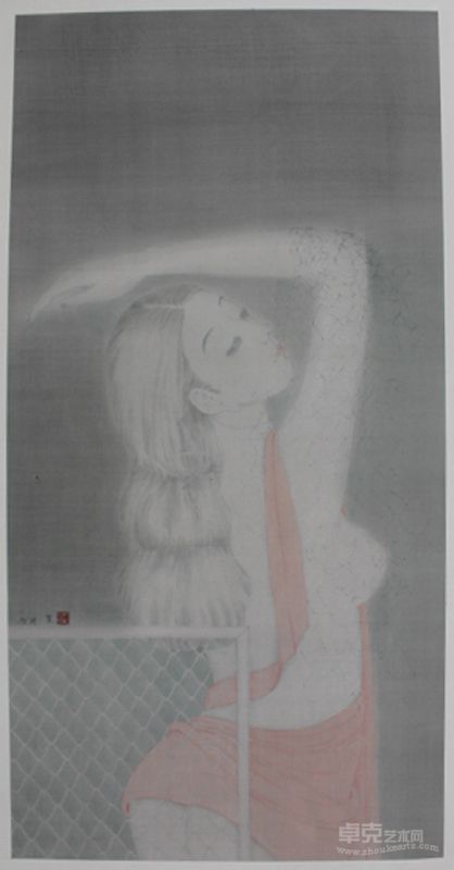魏治明 女青年肖像之迹