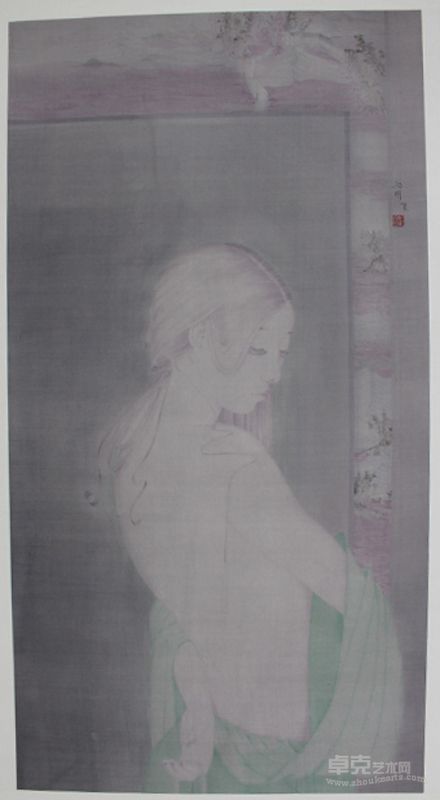 魏治明 女青年肖像之游