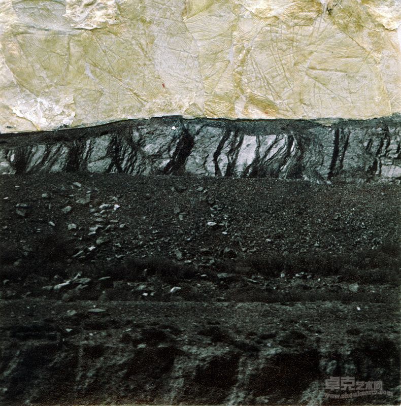董金玲-他们的战争-80X80cm-行为图片