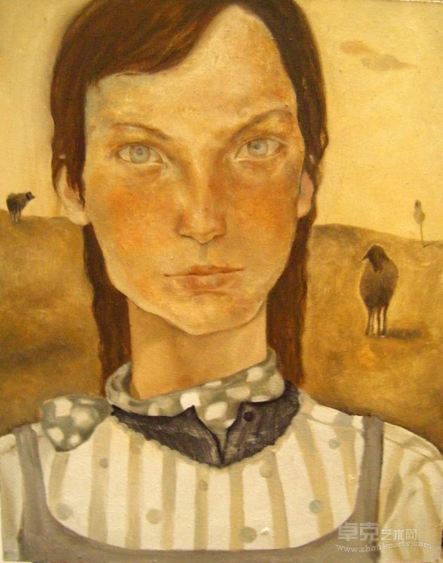 焦璐萍-阿依佳-100X80cm-布面油画