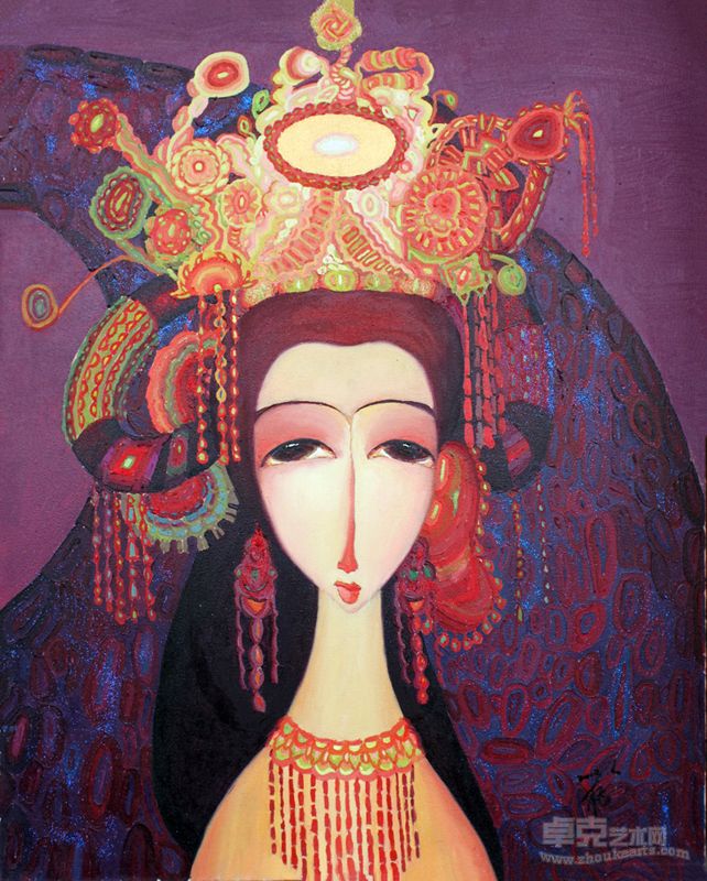 南飞- 音韵之二-100X80cm-布面油画