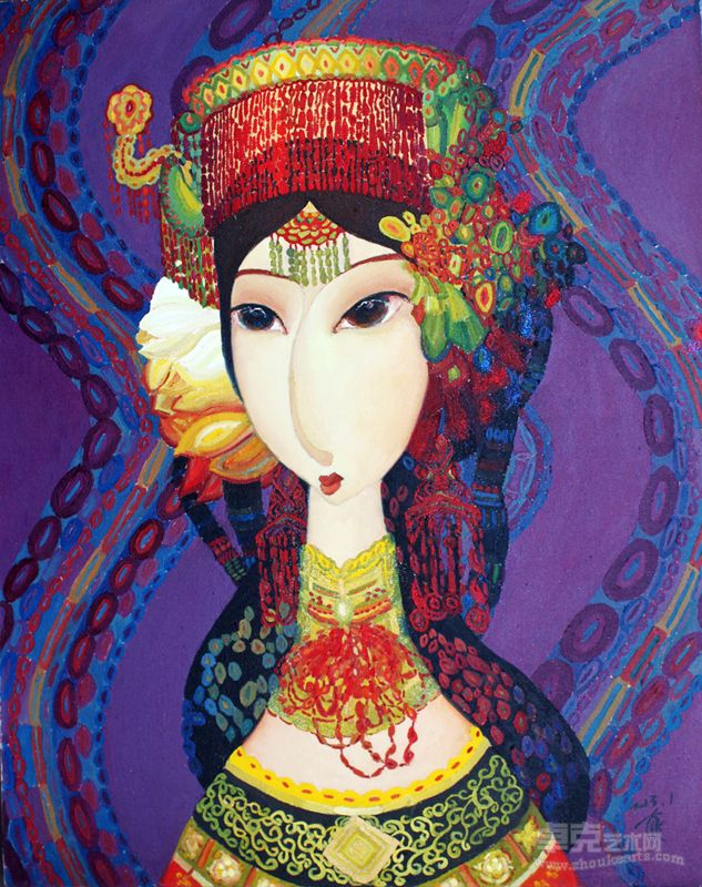 南飞- 音韵之七-100X80cm-布面油画