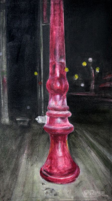 全地-夜色撩人V 130×70cmX7  布面油画 2012年