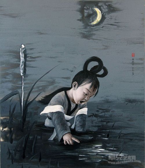 水中月