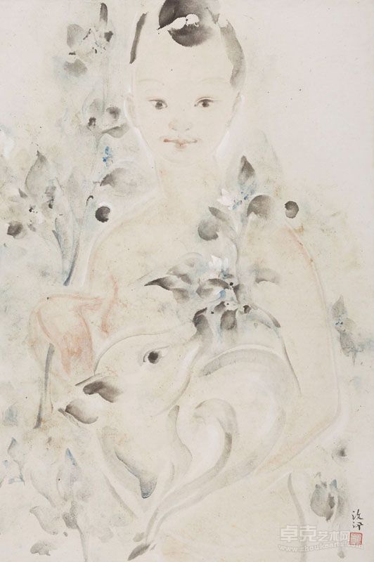 潘汶汛 女孩与鹿