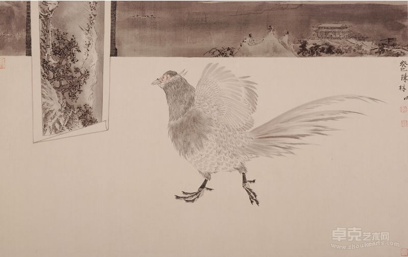 畅神·雪渔 44.5 x 68