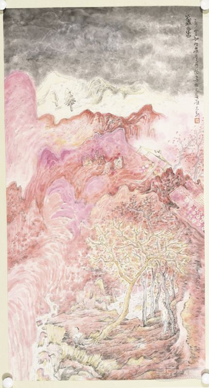 段志刚 处暑 131.5X69cm 软片