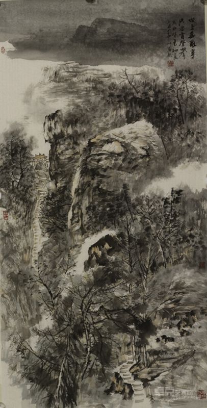 房魏 山水 137.5X70.5cm软片