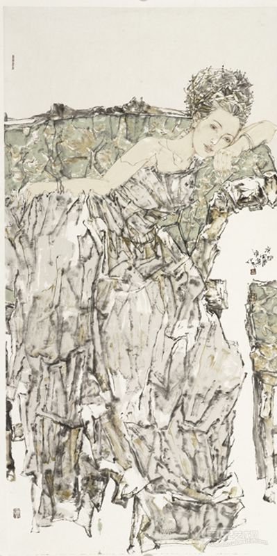 孙琪 人物 139X69cm 镜片