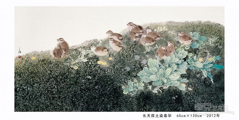 长天厚土染春华