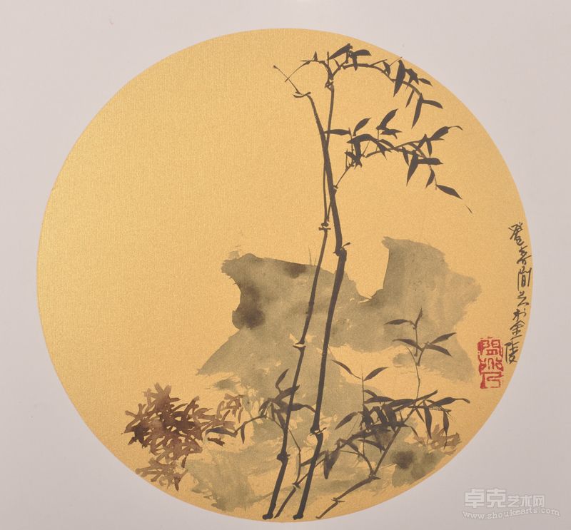 杜斌竹石图镜片直径27