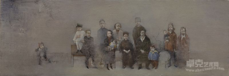 《故园—— 1988》 尺寸：20x60cm  布面油画 2012年