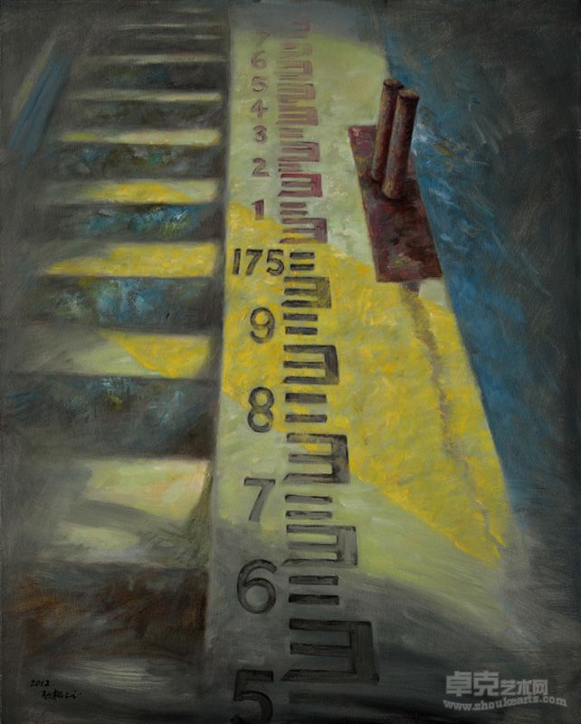 1-三峡系列·175米-布面油画-100cm×80cm-2012