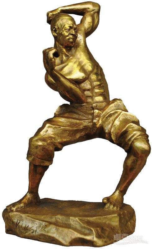 夸思Strength 力，铜  25x12x15cm  2012
