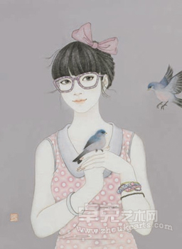今日丹青工笔画联展