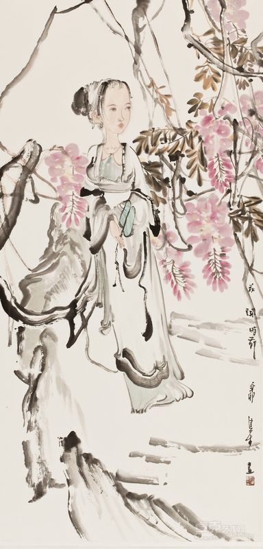 赵建军—花开时节  68X138cm