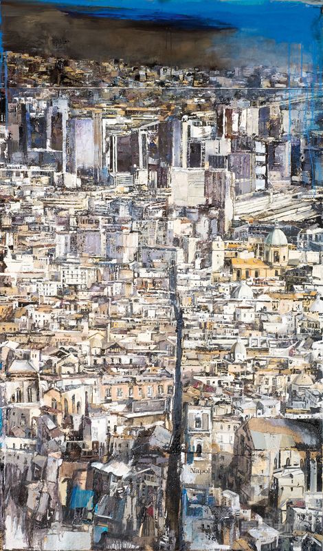 那不勒斯 布面油画 240x150cm