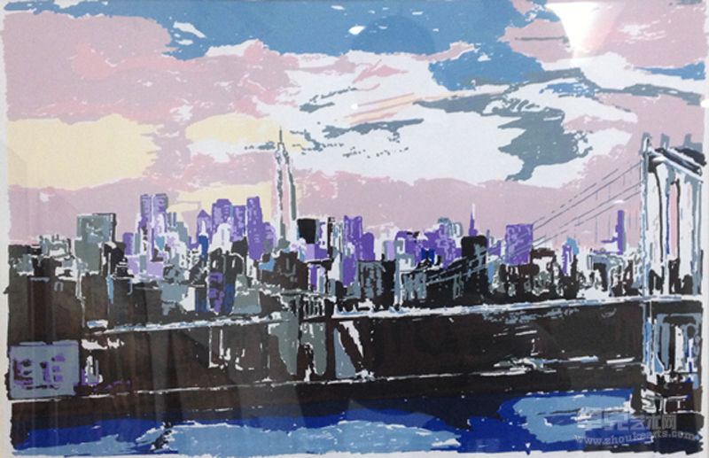 纽约 62×42cm 版画