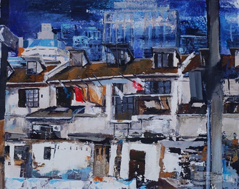 上海老房子 60x40cm