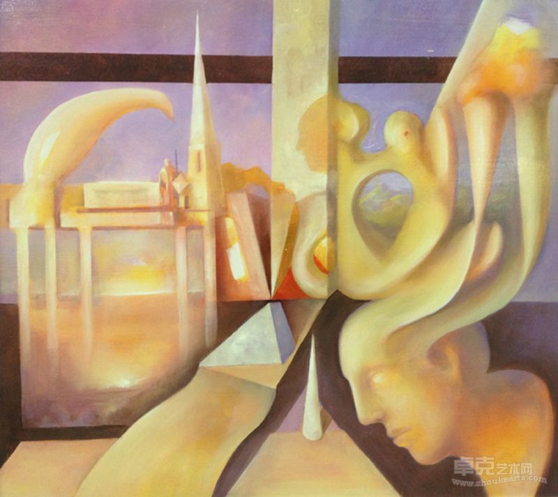 记忆的迷宫 102×91cm