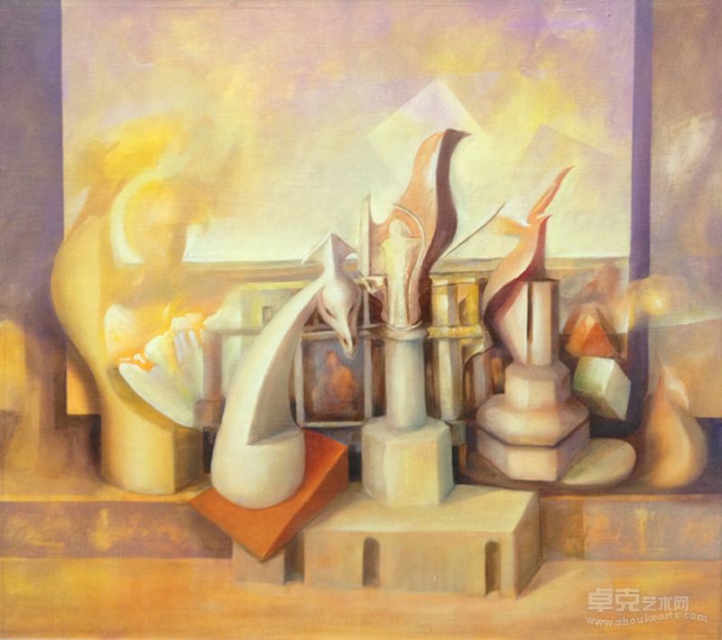 坚实的现实102×91cm