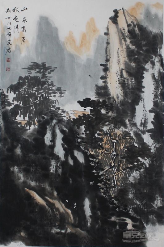 艾君2013年泼墨（二）68×45cm