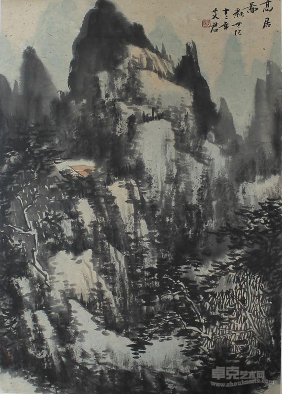 艾君2013年桑皮纸（二）64×35cm