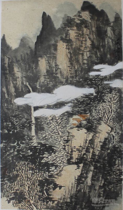 艾君2013年桑皮纸（一）64×37cm