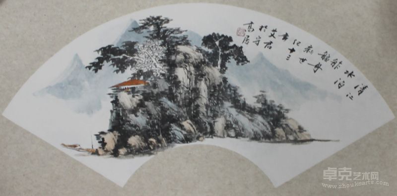 艾君2013年扇面（一）20×60cm