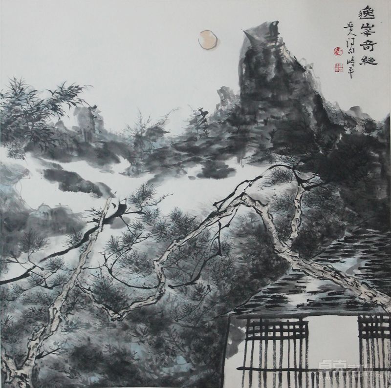 黄时平2013年山水四68×68cm