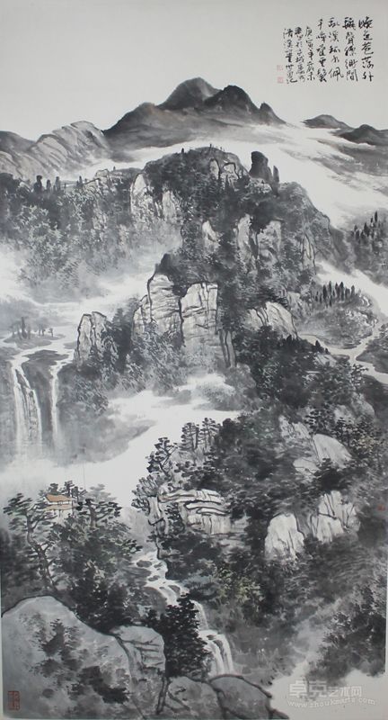 王世勇2011年晚色苍荡外 178×96cm