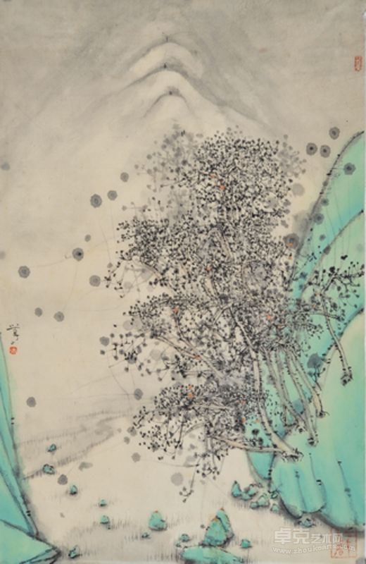 张小夏5《盛风润翠》2013年作75x47cm
