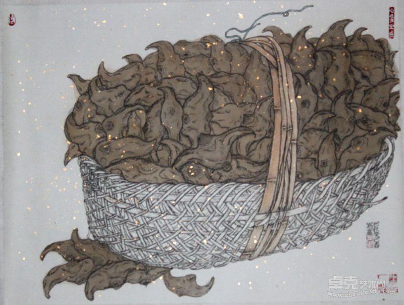 《牛角》46x61cm