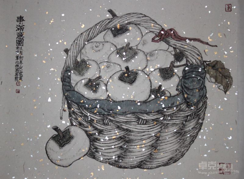 《事事满意图》46x61cm