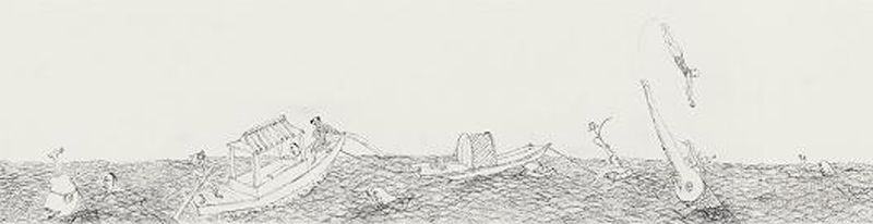 极乐仙居手卷四号  540×11.4cm  2006年- 局部
