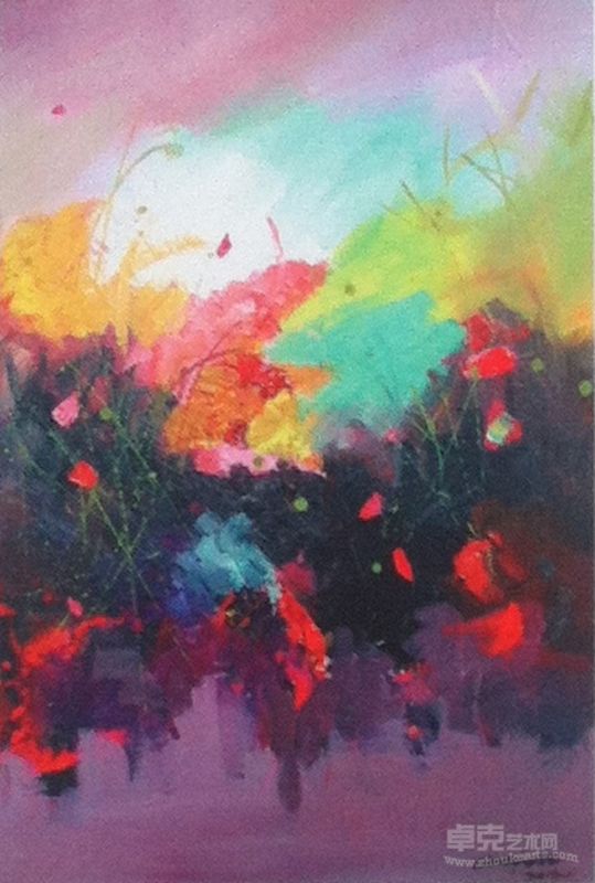 油画《夏日》