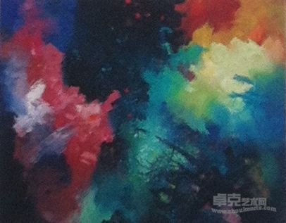 油画《层林尽染》