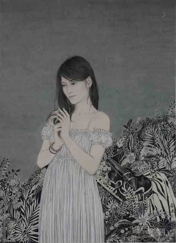 无声110cm.80cm2010年