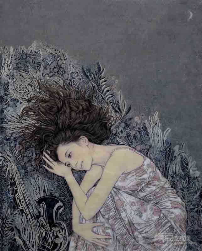 夏夜150cm.120cm2011年