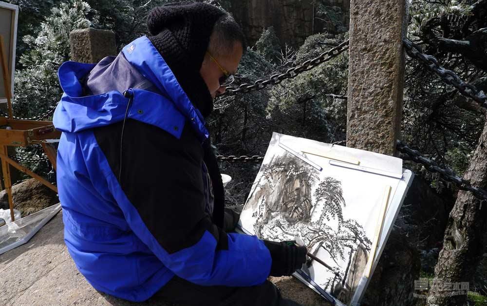 201203黄山写生003