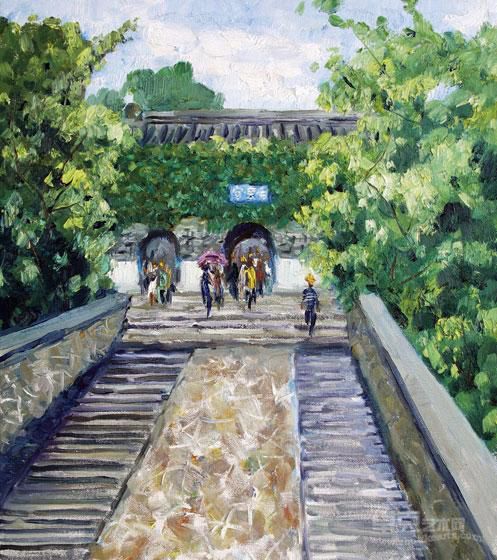 白云宫夏日 50*60cm
