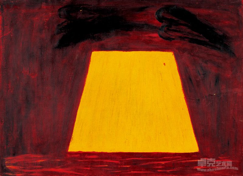 LQP-580 富士山印象 布面油画 56X77cm 1990年代