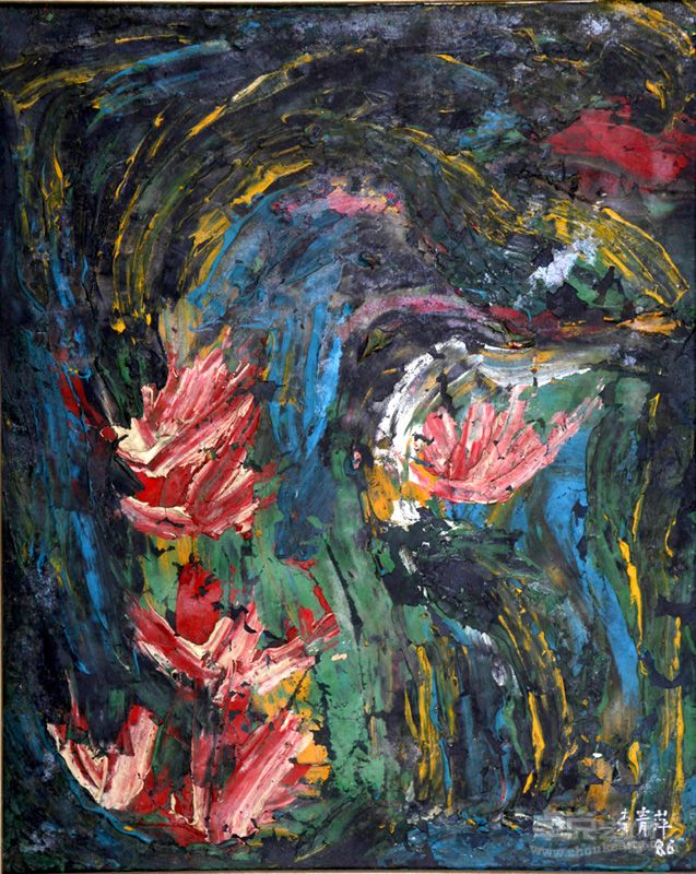 LQP-517 清风 布面油画 72X60cm 1986年