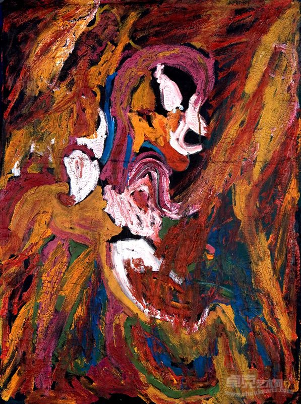 LQP-583 幻影之二 布面油画  98X75cm 1990年代