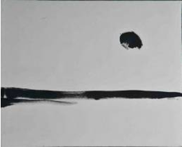 禅境 存在与个体——本体自在的微笑（3）釉彩画 80×100 1981