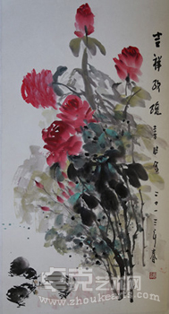 玫瑰玫瑰我爱你——黄喜悦“七夕”画展